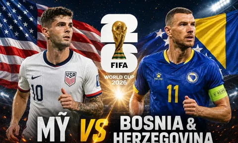Dự đoán tỷ số Mỹ vs Bosnia, 7h ngày 2/7 - Nhận định bóng đá Wolrd Cup 2026