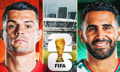 Dự đoán tỷ số Thụy Sĩ vs Algeria 10h ngày 3/7 - Nhận định bóng đá World Cup 2026 hôm nay