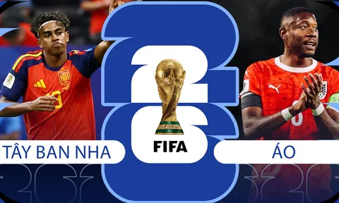 Nhận định bóng đá, dự đoán tỷ số Tây Ban Nha vs Áo - World Cup 2026: Lamie Yamal đối đầu Alaba