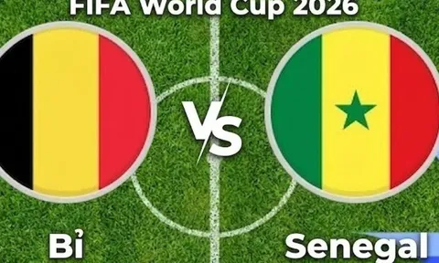 VTV3, VTV6 TRỰC TIẾP bóng đá Bỉ vs Senegal hôm nay 2/7 - Link xem trực tiếp World Cup 2026 mới nhất