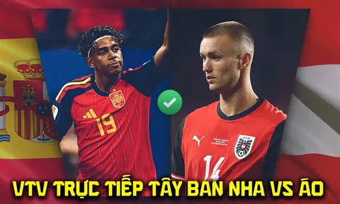Link xem trực tiếp bóng đá Tây Ban Nha vs Áo 2h ngày 3/7 - VTV6 VTV3 trực tiếp World Cup 2026 hôm nay