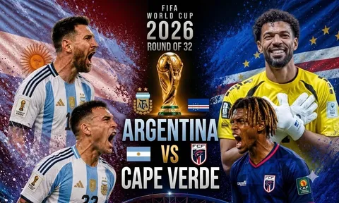 VTV trực tiếp bóng đá Argentina vs Cape Verde - Link xem trực tiếp World Cup 2026 hôm nay 4/7 trên VTV3