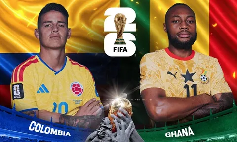 Dự đoán tỷ số Colombia vs Ghana 8h30 ngày 4/7 - Nhận định bóng đá World Cup 2026 hôm nay