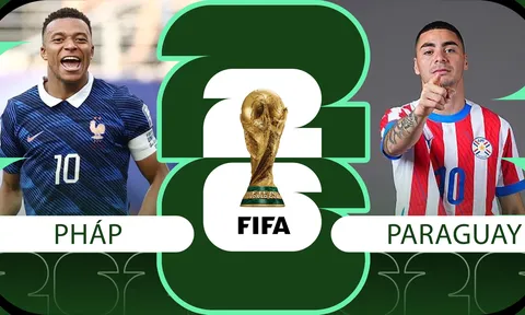 Nhận định bóng đá, dự đoán tỷ số Pháp vs Paraguay 4h ngày 5/7- World Cup 2026: Kylian Mbappé đối đầu Miguel Almiron
