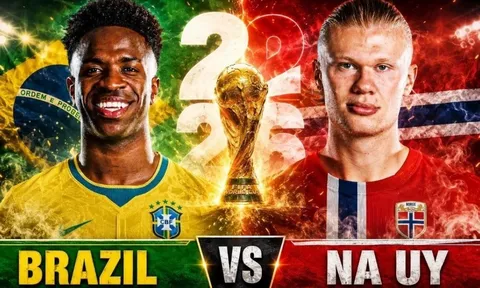Dự đoán tỷ số kết quả Brazil vs Na Uy, 3h ngày 6/7 - Vòng 1/8 World Cup 2026: Vinicius so tài Haaland, Selecao phá dớp?