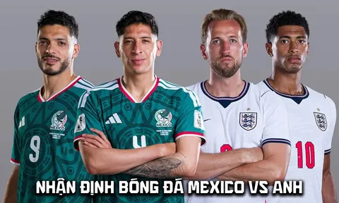 Nhận định bóng đá Mexico vs Anh 7h ngày 6/7 - World Cup 2026: Harry Kane không cứu nổi Tam Sư?