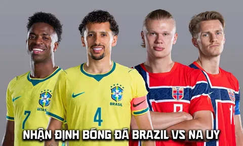 Nhận định bóng đá Brazil vs Na Uy 3h ngày 6/7 - World Cup 2026: Vinicius lu mờ trước Haaland?