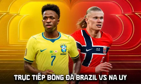 VTV6 VTV3 Trực tiếp bóng đá Brazil vs Na Uy 3h ngày 6/7 - Link xem trực tiếp World Cup 2026 hôm nay