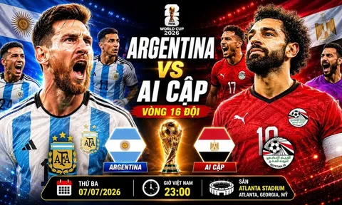 Kết quả bóng đá, tỷ số Argentina vs Ai Cập - World Cup 2026: Salah toả sáng, Messi nhận trái đắng