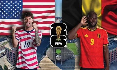 Dự đoán tỷ số, kết quả Mỹ vs Bỉ, 7h ngày 7/7 - Vòng 1/8 World Cup 2026: Lukaku tịt ngòi, Quỷ đỏ châu Âu dừng bước?