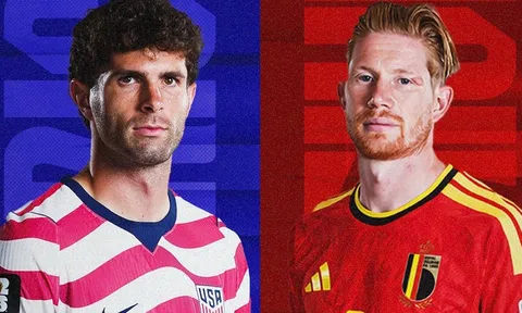 Nhận định bóng đá Mỹ vs Bỉ - World Cup 2026: Balogun tái xuất, De Bruyne ôm hận?