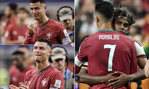 Úp mở khả năng giải nghệ sau World Cup 2026, Ronaldo khóc nức nở sau trận thua của Bồ Đào Nha