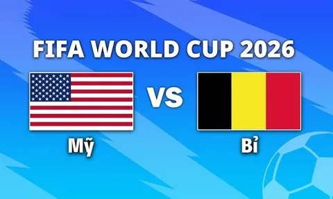 VTV3, VTV6 TRỰC TIẾP bóng đá Mỹ vs Bỉ hôm nay 7/7 - Link xem trực tiếp World Cup 2026 mới nhất