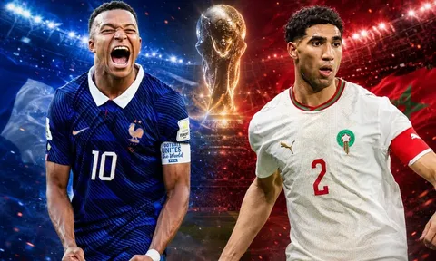 VTV trực tiếp bóng đá Pháp vs Ma Rốc - Link xem trực tiếp Tứ kết World Cup 2026 hôm nay 10/7 trên VTV3.