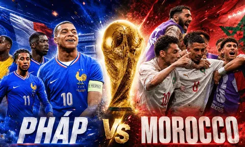 Trực tiếp bóng đá Pháp vs Ma Rốc, 3h ngày 10/7 - Link xem trực tiếp World Cup 2026 trên VTV6 FULL HD