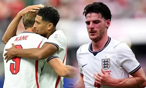 ĐT Anh lao đao trước Tứ kết World Cup 2026: Declan Rice phải cách ly, thêm 2 ngôi sao phải bỏ tập
