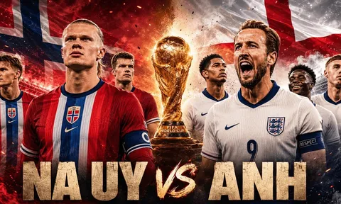 Dự đoán tỷ số, kết quả Anh vs Na Uy 4h ngày 12/7 - Tứ kết World Cup 2026: Kane tiễn 'ngựa ô' về nước?