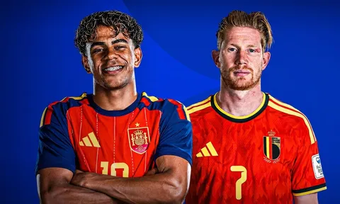 Kết quả bóng đá Tây Ban Nha vs Bỉ hôm nay 11/7 - Tứ kết World Cup 2026: Lamine Yamal bùng nổ?