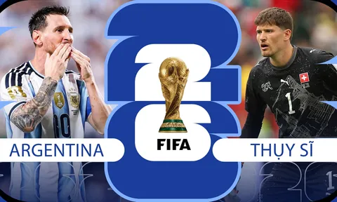 Nhận định bóng đá, dự đoán tỷ số Argentina vs Thụy Sĩ, 8h ngày 12/7 - Tứ kết World Cup 2026: Messi đối đầu Kobel