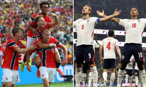 Kết quả, tỷ số Na Uy vs Anh hôm nay 12/7 - World Cup 2026: Siêu phẩm khiến Tam Sư run rẩy