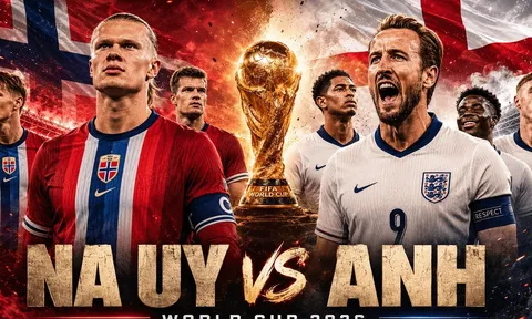 Link xem TRỰC TIẾP bóng đá Anh vs Na Uy 04h00 ngày 12/7 - VTV3, VTV6 trực tiếp World Cup 2026 mới nhất