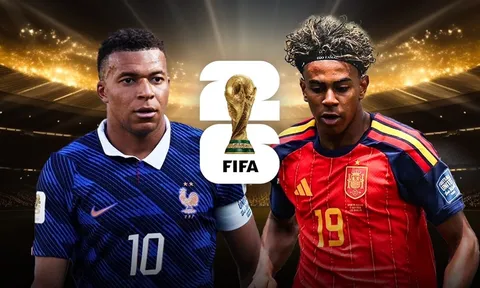 Dự đoán tỷ số Pháp vs Tây Ban Nha, 2h ngày 15/7 - Nhận định bóng đá World Cup 2026