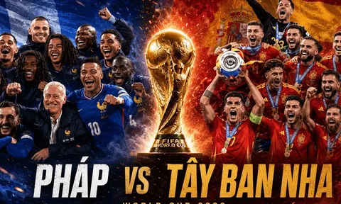 Link xem TRỰC TIẾP bóng đá Pháp vs Tây Ban Nha 02h00 ngày 15/7 - VTV3, VTV6 trực tiếp World Cup 2026 mới nhất