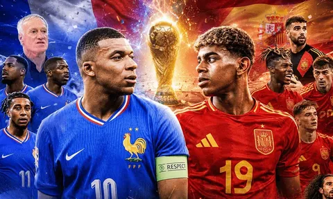 Trực tiếp bóng đá Pháp vs Tây Ban Nha, 2h ngày 15/7 - Link xem trực tiếp World Cup 2026 trên VTV6 HD