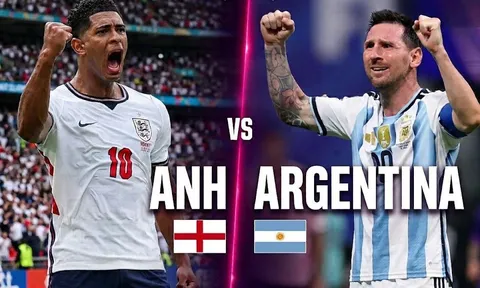 Link xem TRỰC TIẾP bóng đá Anh vs Argentina 02h00 ngày 16/7 - VTV3, VTV6 trực tiếp World Cup 2026 mới nhất