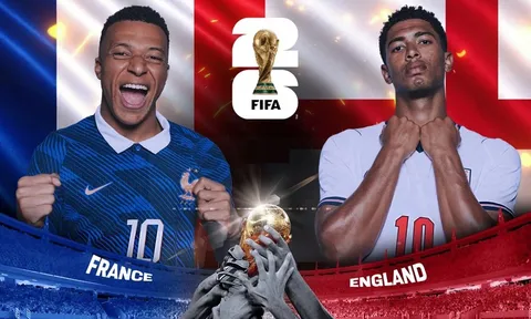 Dự đoán tỷ số, kết quả Pháp vs Anh - World Cup 2026: Mbappe, Bellingham tranh giày Vàng