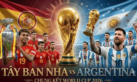 Dự đoán tỷ số, kết quả Tây Ban Nha vs Argentina - Chung kết World Cup 2026: Yamal khiến Messi rơi lệ