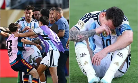 Cầu thủ Argentina và Tây Ban Nha xô xát 'cực căng' sau trận chung kết World Cup 2026