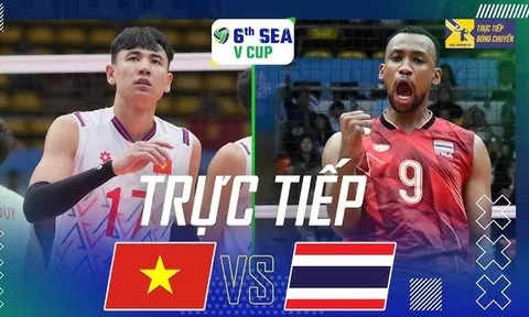 Xem TRỰC TIẾP bóng chuyền Việt Nam đấu Thái Lan ở đâu, kênh nào? Link xem bóng chuyền SEA V.Cup 2026