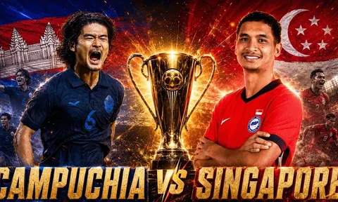 Link xem TRỰC TIẾP bóng đá Campuchia vs Singapore 19h00 ngày 24/7 - VTV6, VTV7 trực tiếp AFF Cup 2026 mới nhất