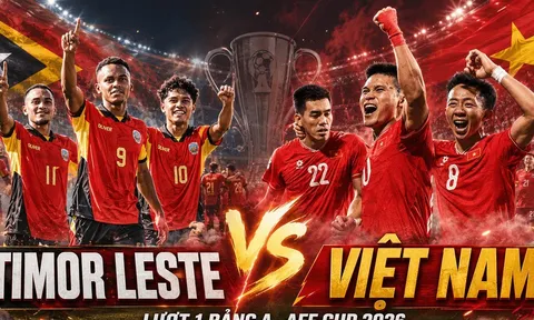 VTV6, VTVGo TRỰC TIÊP bóng đá Việt Nam vs Timor Lester hôm nay 24/7 - Link xem AFF Cup 2026 mới nhất