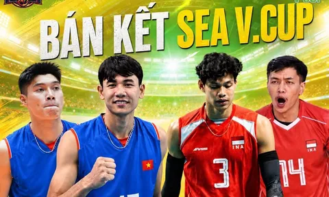 Lịch thi đấu bóng chuyền SEA V.Cup 2026 hôm nay 25/7 - Link xem trực tiếp ĐT Việt Nam đấu Indonesia