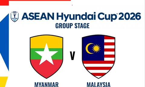 Trực tiếp bóng đá Myanmar vs Malaysia, 17h ngày 25/7 - Link xem trực tiếp AFF Cup 2026 trên VTV6 HD