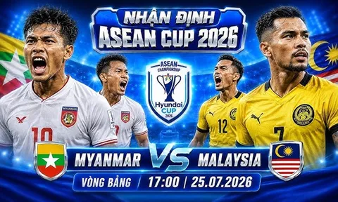 Xem trực tiếp bóng đá Myanmar vs Malaysia ở đâu, kênh nào? Link xem trực tiếp AFF Cup 2026 trên VTV6