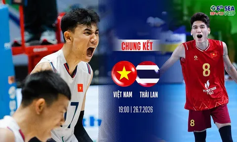 Link xem TRỰC TIẾP bóng chuyền SEA V.Cup hôm nay 26/7 - VTV phát sóng chung kết Việt Nam vs Thái Lan
