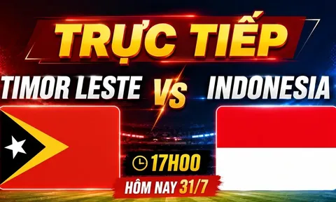 Link xem TRỰC TIẾP bóng đá Timor Leste vs Indonesia hôm nay 28/7 - VTV5, VTV6 trực tiếp AFF Cup 2026