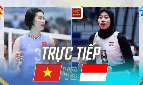 Link xem TRỰC TIẾP bóng chuyền nữ Việt Nam đấu Indonesia hôm nay 1/8 - VTV7 trực tiếp SEA V.Cup 2026