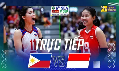 VTV trực tiếp bóng chuyền Philippines vs Indonesia - Link xem trực tiếp bóng chuyền SEA V.Cup 2026 hôm nay 2/8