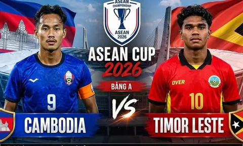 Dự đoán kết quả, tỷ số Campuchia vs Timor Leste - Siêu máy tính nhận định bóng đá AFF Cup 2026 hôm nay 3/8