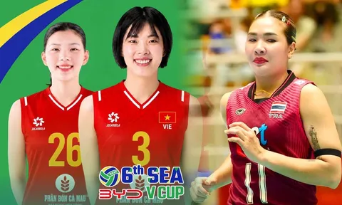 Xem trực tiếp bóng chuyền nữ chặng 2 SEA V.Cup 2026 ở đâu, kênh nào? Link xem tuyển Việt Nam thi đấu