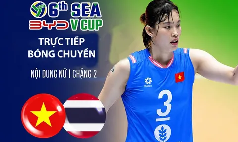 Link xem TRỰC TIẾP bóng chuyền Việt Nam vs Thái Lan hôm nay 9/8 - VTV6, VTVGo trực tiếp SEA V.Cup 2026 mới nhất