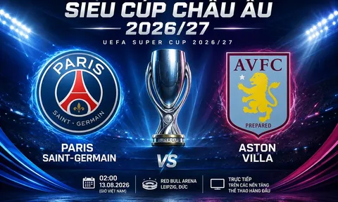 Dự đoán kết quả, tỷ số PSG vs Aston Villa - Siêu máy tính nhận định bóng đá hôm nay 12/8