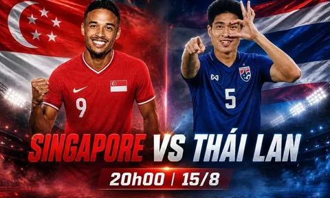 Dự đoán kết quả, tỷ số Singapore vs Thái Lan - Siêu máy tính nhận định bóng đá AFF Cup 2026 hôm nay 15/8