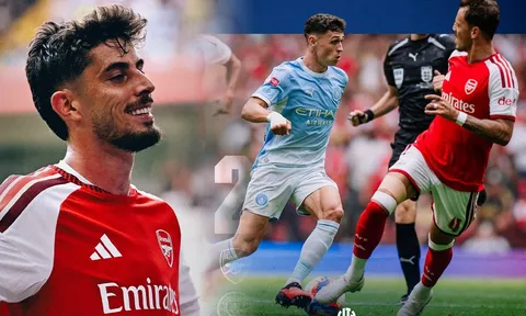 Kết quả bóng đá Arsenal vs Man City hôm nay 16/8 - Siêu Cup Anh: Pháo thủ thị uy sức mạnh