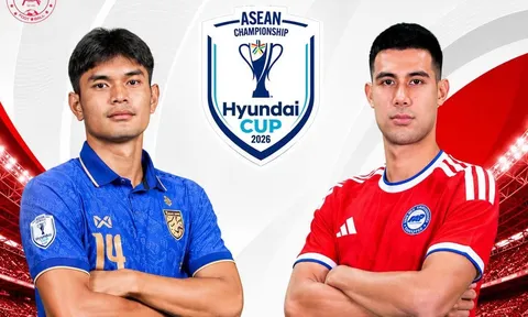 Trực tiếp bóng đá Thái Lan vs Singapore hôm nay 18/8 - Link xem trực tiếp AFF Cup 2026 trên VTV