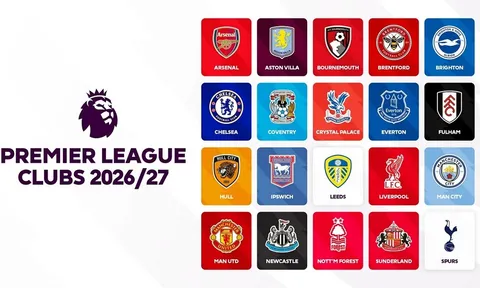 Lịch thi đấu Ngoại hạng Anh 2026/27 hôm nay 21/8: Arsenal đấu Coventry lúc mấy giờ?